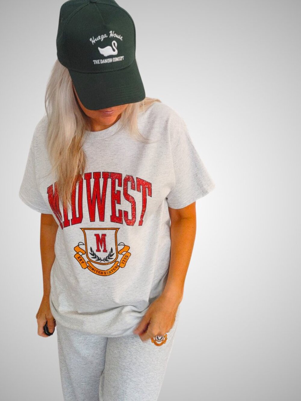 NWT Retro Midwest Distressed College T-shirt - Picture 6 of 14
